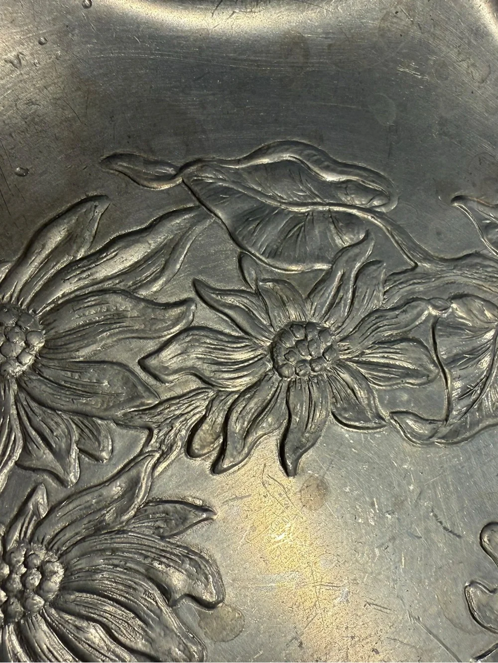 Vintage Farbla & Shlevin Hand Wrought Aluminum Tray and a Sigg Baking/Jello Mold